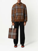 Burberry Check Motif Tote Bag