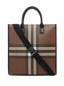 Burberry Check Motif Tote Bag