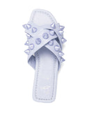 Christian Louboutin Miss Spika Flat Leather Sandals