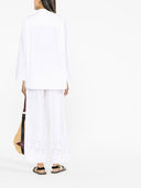 Parosh Cotton Trousers With Embroidery