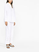 Parosh Cotton Trousers With Embroidery