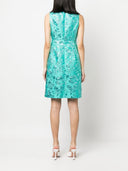 Parosh Jacquard Lurex Dress
