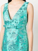 Parosh Jacquard Lurex Dress