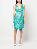 Parosh Jacquard Lurex Dress