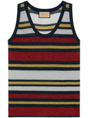 Gucci Cruise Striped Sleeveless Top