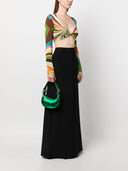 By Far Mini Soho Metallic Leather Shoulder Bag