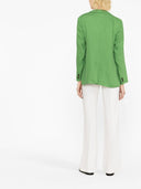 S Blazer di lino a petto singolo Max Mara