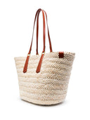 Max Mara Xl Straw Tote Bag