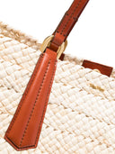 Max Mara Xl Straw Tote Bag
