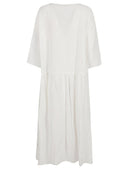 Apuntob Linen Long Dress