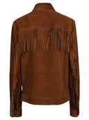 Chaqueta de cuero de corteza de Blusotto Thomas