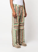 Vitelli Patched Cotton Blend Wool Trousers