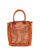 Manebi Net Raffia Handbag