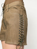 Ludovic De Saint Sernin Lace Up Denim Shorts
