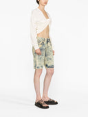 Vaquera denimスプリットショーツ