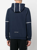 Con cappuccio di miscela di cotone logo EA7