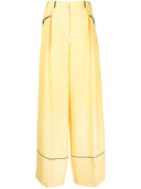 Bally Silk Wide Leg Trousers