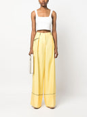 Bally Silk Wide Leg Trousers