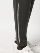 Pantalones de chándal de la mezcla de algodón del logotipo de EA7