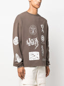 Untitled Artworks Long Sleeves Cotton T Shirt