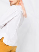 Ganni Ruched Organic Cotton Shirt