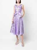 Parosh Jacquard Midi Dress