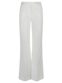 True Royal Linen Flared Trousers