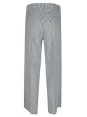 Avenue Montaigne Cropped Linen Trousers