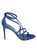 Lella Baldi Satin Sandals
