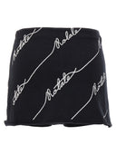 Ruota Birger Christensen Skort 'Logo di paillettes mini'