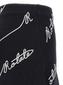 Ruota Birger Christensen Skort 'Logo di paillettes mini'