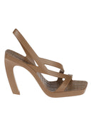 Bottega Veneta Jimbo Rubber Slingback Sandals