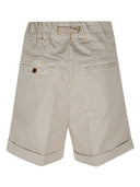 White Sand Cotton Shorts