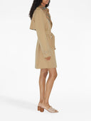 Burberry Vintage Check Motiv Cotton Trench Coat