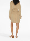 Burberry Vintage Check Motiv Cotton Trench Coat