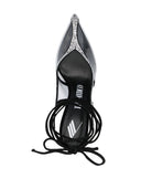 The Attico Venus Chrome Slingback Pumps