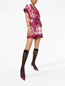 Dolce&Gabbana Cruise Majolica Print Silk Shorts
