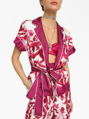 Dolce&Gabbana Cruise Majolica Print Silk Shorts