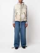 Jeans de mezclilla de pierna ancha de Greg Lauren