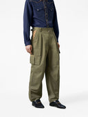 Gucci Cruise Gg Detail Cargo Trousers