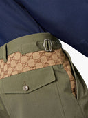 Gucci Cruise Gg Detail Cargo Trousers