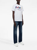 Alexander Mc Queen Graffiti Organic Cotton T Shirt