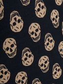 Alexander Mc Queen Logo Reversible Wool Scarf