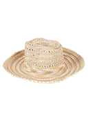 Exquisite J Raffia Sombrero Hut