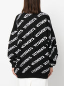 Vetements Monogram Merino Wool Sweater
