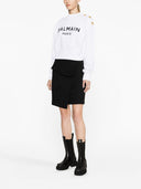 Balmain Logo Cotton Sweatshirt