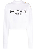 Balmain Logo Cotton Sweatshirt