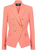 Blazer di lana a doppio petto di Balmain