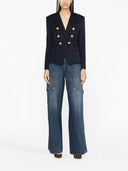 Balmain Double Breasted Wool Jacket