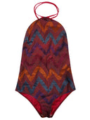 Feel Me Fab Keywest Printed One Piece Swimsuit